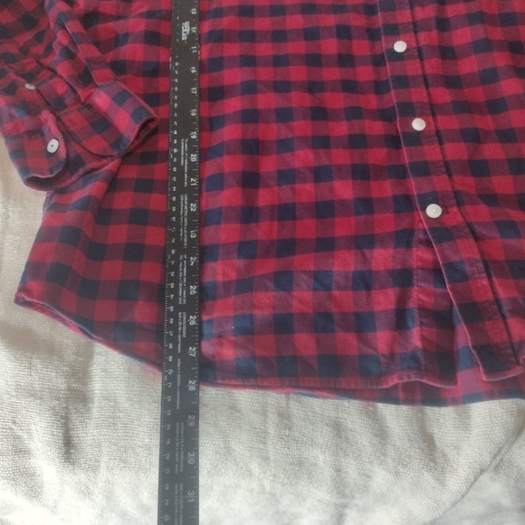 Untuckit Mens Long Sleeve Check Button Down Shirt XXXL Lumberjack 100%Cotton - Picture 10 of 11